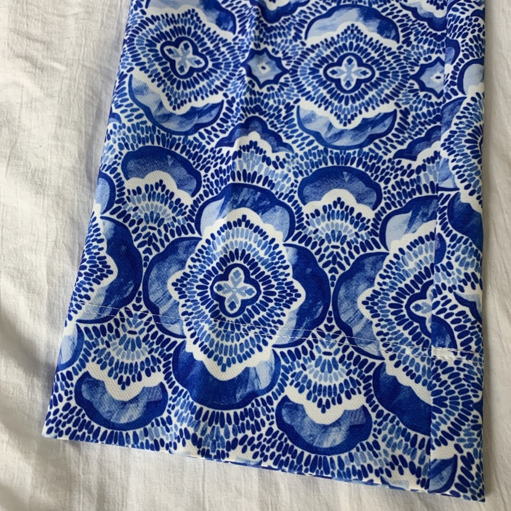Ibkul Women's Venetian Tile Size 2 Golf Ankle Pant Tennis UPF 50 Stretch Pull On - Picture 2 of 11